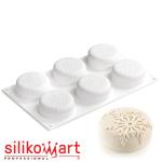 Silikomart NEVE 110 Форма силиконовая Снег D70 H30 мм (6*110 мл)