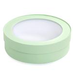 Круглая коробка для зефира 21*6 см Мята (36)