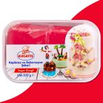 Мастика Сахарная вуаль Ovalette Красная 500 г