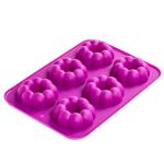 Планшет силикон Пончик фигурный 6 шт