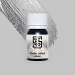 Блестящий краситель Yero Gem gel Серебро 15 г