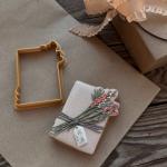 Листівка вирубка для пряників 8*6,1 см (3D)