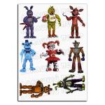 Аниматроники FNAF вафельная картинка