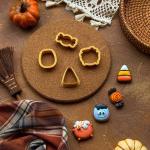 Хелловін набір міні-вирубок для пряників 3-4 см 4 шт (3D)