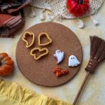 Хелловін набір міні-вирубок для пряників 3-4 см 3 шт (3D)