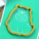 Монстрік 2 вирубка з трафаретом 10*9,6 см (TR-2)