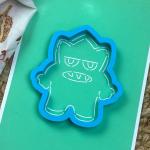 Монстрік 4 вирубка з трафаретом 10*9 см (TR-2)