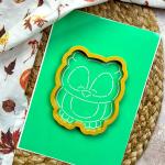 Сова вирубка з трафаретом 10*8,5 см (TR-2)