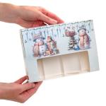 Упаковка на 4 Ескімо з віконцем 210*150*50 мм Сніговички ВТП