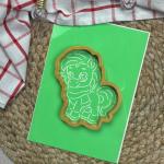 Конячка 9 вирубка з трафаретом 11*9,7 см (TR-2)