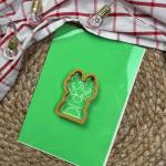 Олень вирубка з трафаретом 7*4,6 см (TR-2)