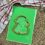 Пряня вирубка з трафаретом 10*8,2 см (TR-2)