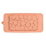 Форма для шоколаду силіконова Плитка Квіткова