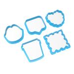 Кохання 1 набір міні-вирубок для пряників 5,5 см 5 шт (3D)