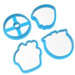 Кохання 2 набір міні-вирубок для пряників 5,5 см 4 шт (3D)