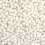 Бусинки цукрові Перлини білі 4 мм (25 гр.)