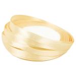 Стрічка атласна 0,7 см Молочна №02 23 м (58-018)