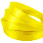 Стрічка атласна 1,2 см Лимонна №15 23 м (58-476)