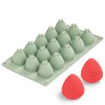 Форма для мусового десерту 3D Полуниця 15 шт ММ-1522