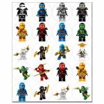 Капкейки-5 см Ниндзяго (Ninjago) 1 вафельная картинка
