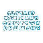 Алфавіт вирубки для мастики 2,2 см (3D)