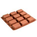 Планшет силикон печенье Прямоугольный корж 12 шт