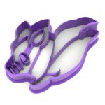 Свинка-супергерой вырубка для пряников 6,3*9 см (3D)