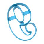 Вырубка для пряников Цифра 9 высотой 9 см (3D)