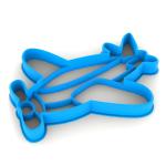 Вырубка для пряников Самолет 8*10 см (3D)