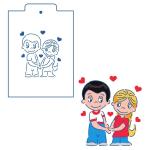 Трафарет Love is-2 10*9 см (TR-2)