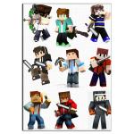 Minecraft 7 9см вафельная картинка