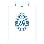 Трафарет Пасхальное яйцо-5 9*7 см (TR-2)
