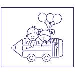 Трафарет Школа-1 9,5*10 см (TR-2)