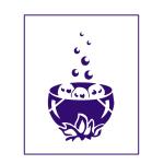 Трафарет Котел Ведьмы 11*6,6 см (TR-2)