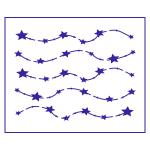 Трафарет Фон Звездочки 9*12 см (TR-2)