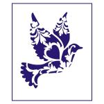 Трафарет Птичка 11*9 см (TR-2)