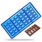 Форма поликарбонатная для шоколада с начинкой Плитка 50 г  422 (Турция)