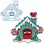 Трафарет Домик 10*12 см (TR-2)