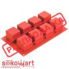 Silikomart SF104/C Форма силиконовая КУБ 50*50 H50 мм (8*125 мл)