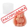 Молд 3D Зайчик с сердечком для шоколада и мастики