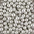 Шарики Серебряные зеркальные большие SD Pearls 14 мм фото