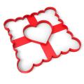 Торт-Квадрат ажурный 2 вырубка для коржа 18*18 см (3D)