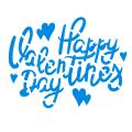 Трафарет Happy Valentines day-1 11*8.5 см (TR-2) фото