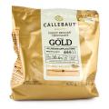 Шоколад Callebaut белый с карамелью Gold 30.4% 0,4кг фото