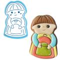 Школьник с рюкзачком вырубка с трафаретом 11*7 см (TR-2) (фото 1 из 3)