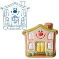 Школа трафарет для пряника 12*12 см (TR-2)