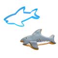 Вырубка для пряников Акула 2 5,2*9,5 см (3D)