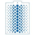 Конфетти трафарет для торта 24*18 см (TR-4)