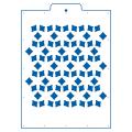 Цветы трафарет для торта 18,5*18,5 см (TR-4) фото