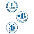 Медаль 1 класс трафарет для пряника 6,5 см (TR-2)